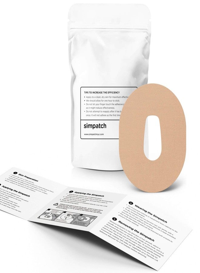 SIMPATCH – Dexcom G6 Adhesive Patch (25-Pack) – Waterproof Adhesive, CGM Patches (Beige) - Image 2